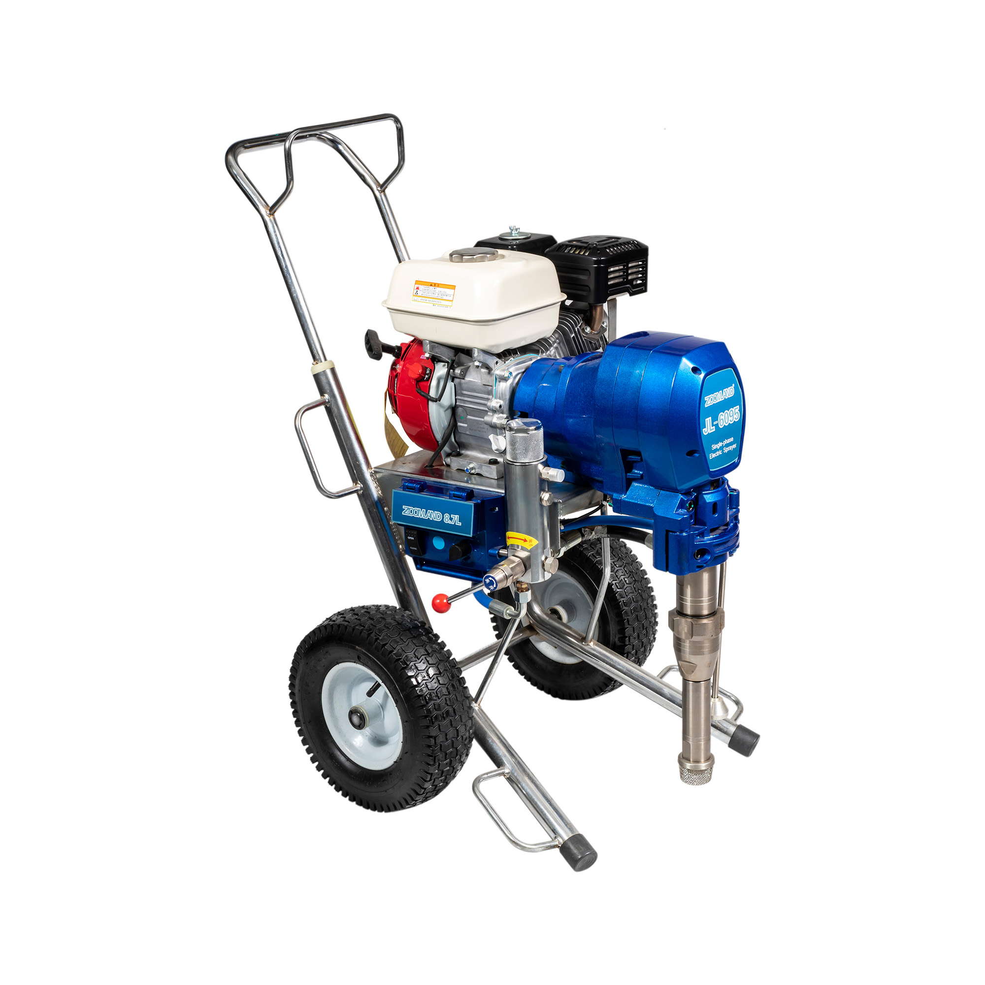 JL-6095 Gas engine powered airless Sprayer 8.7L